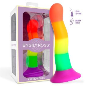 DILDOX BY ENGILY ROSS DILDO COLOR ARCOIRIS 18 CM