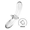 Estimulador de Cristal Double Crystal Hot and Cold Transparente Satisfyer