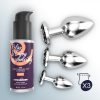 Bijou anal Wet Train Trio negro Pack