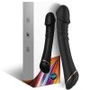 DILDO VIBRADOR SILICONA NEGRO